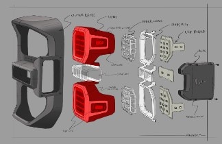 Bronco Raptor Design Sketch